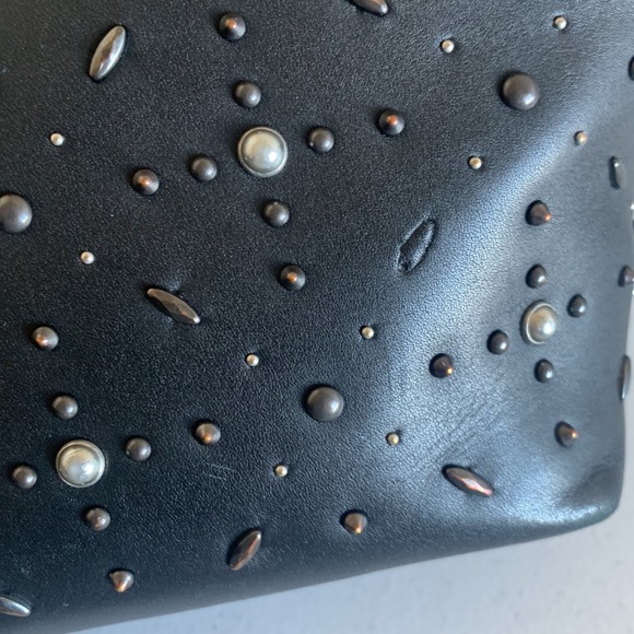 Coach 1941 Dakotah Prairie Rivet Studded Glovetanned Leather Satchel - Picture 15 of 16